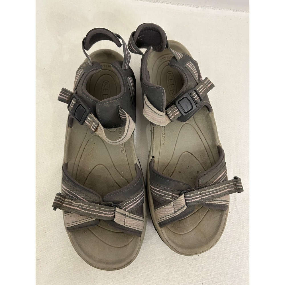 KEEN Terradora 11 Waterproof Hiking Sandals Shoes 9 Women's 39.5 Gray - Picture 7 of 8